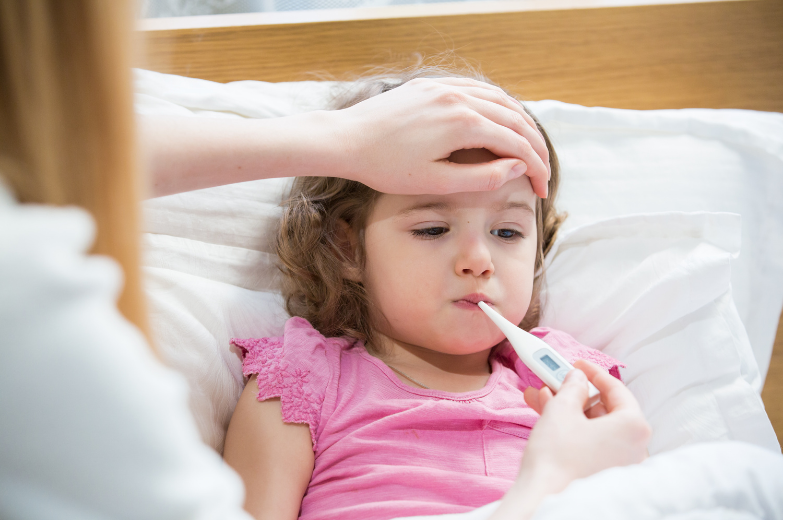 what do you do when your kid has the flu
